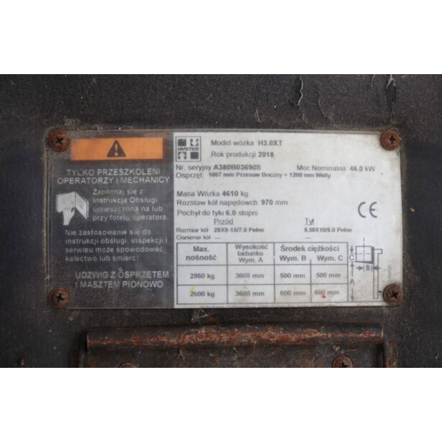 2018 Hyster H3.0XT-45576885