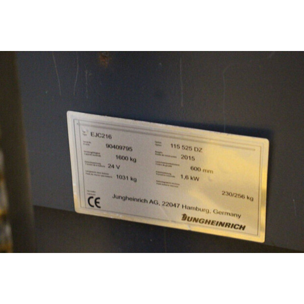 2015 Jungheinrich EJC 216-45580600