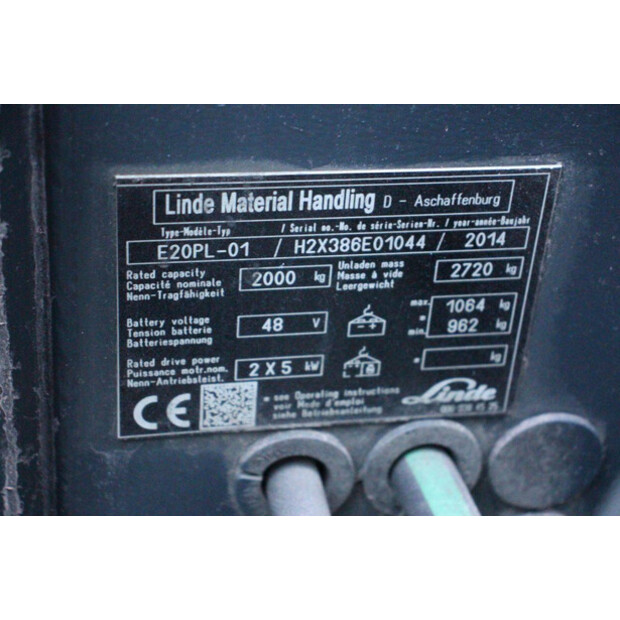 2014 Linde E20PL-01-45583040