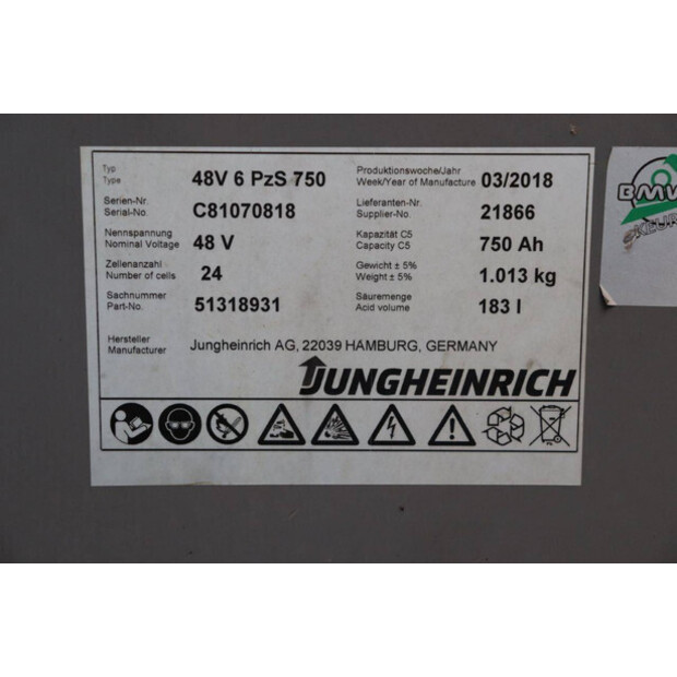 2016 Jungheinrich EFG 216 440DZ-45584457