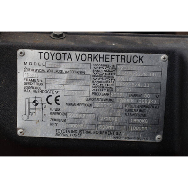 2009 تويوتا 7FBMF30-45585780