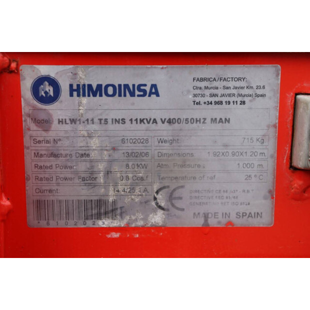 2006 Himoinsa HLW1-11 INS-45586254