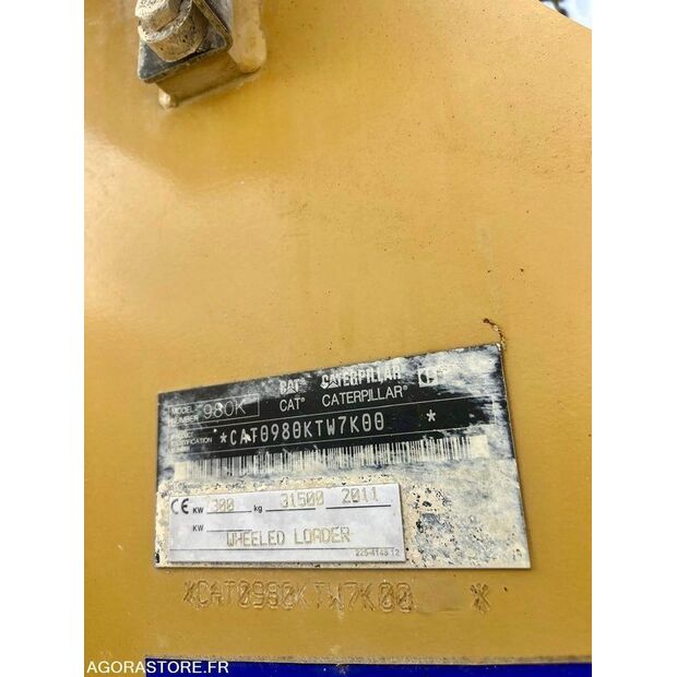 2011 Caterpillar 980K-45599310