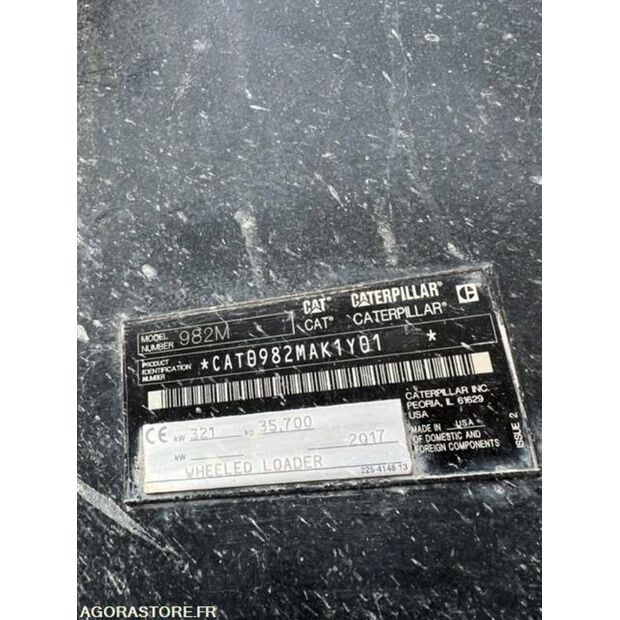 2017 كاتربيلر 982M-45599486