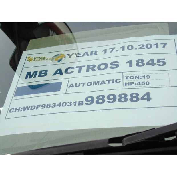 2017 Mercedes-Benz ACTROS 1845-45599784