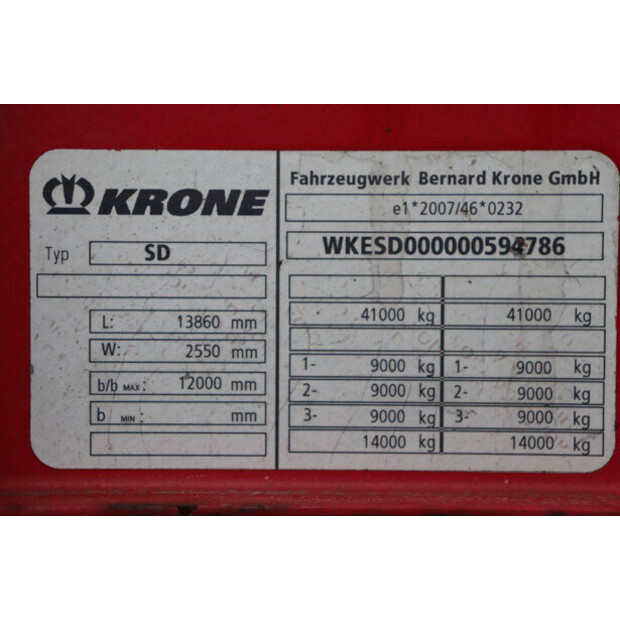 2013 Krone SD-45599802