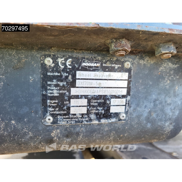 2016 دووسان DX170W-5-45599947