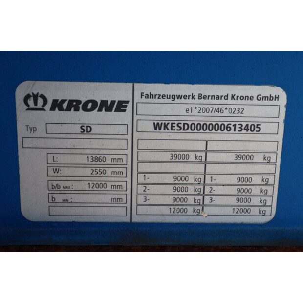 2014 Krone SD-45600912