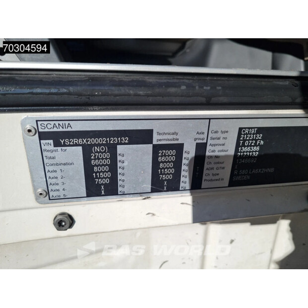 2016 سكانيا R580-45605062