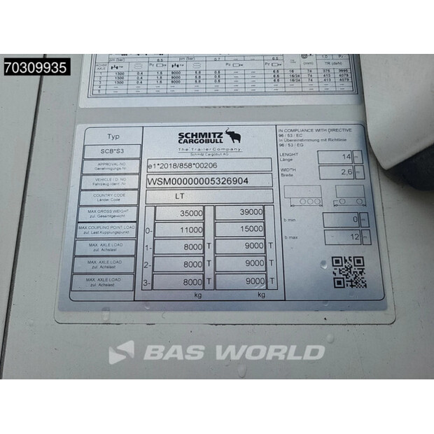 2015 Schmitz Cargobull SCB*S3-45605184