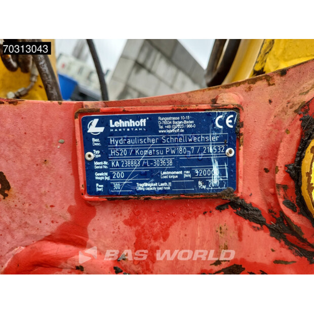 2016 كوماتسو PW180 -7E0-45605515