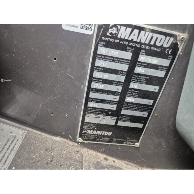 2012 مانيتو MRT 2540 Privilege-45627260
