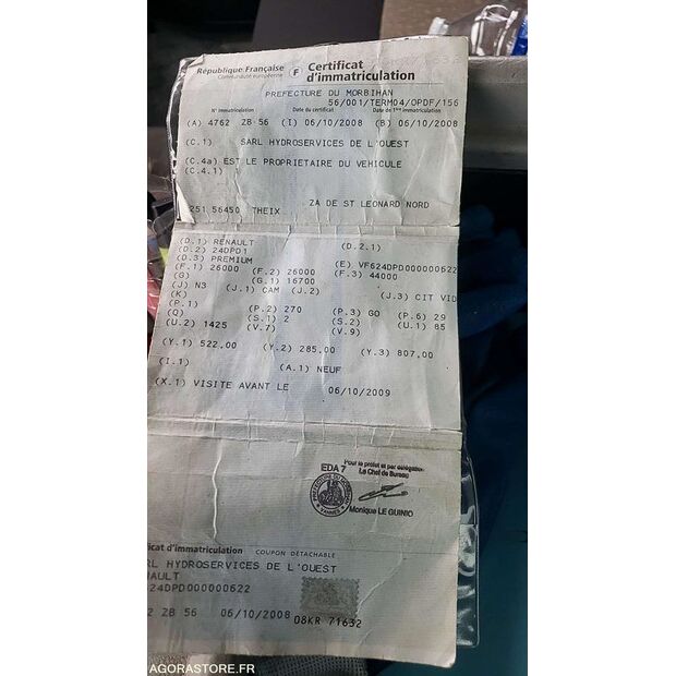 2008 Renault PREMIUM-45637162