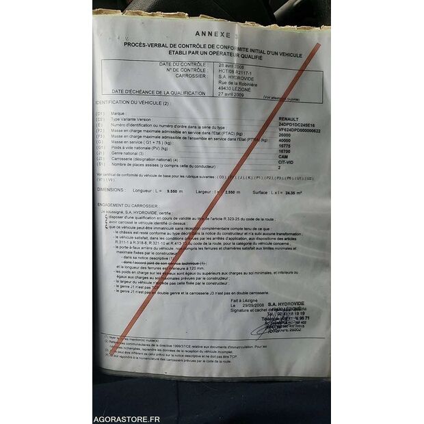 2008 Renault PREMIUM-45637165