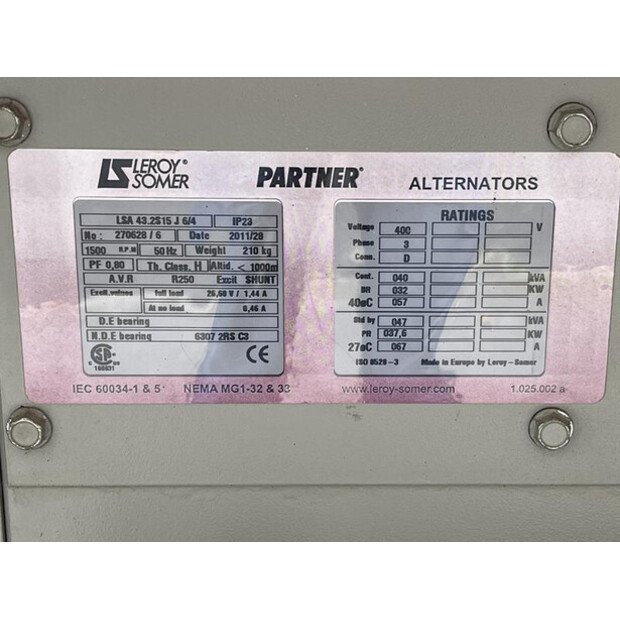 2011 Atlas-Copco QAS 40-45654430