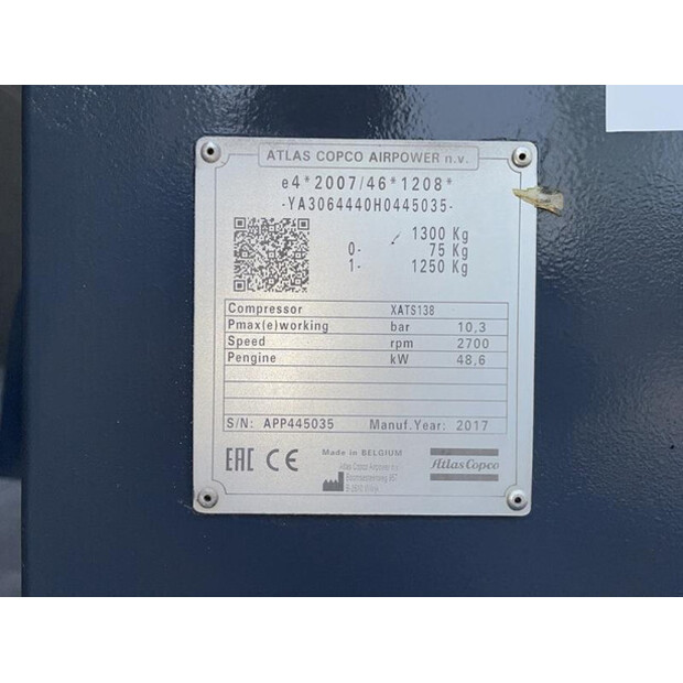 2017 Atlas-Copco XATS138-45654542
