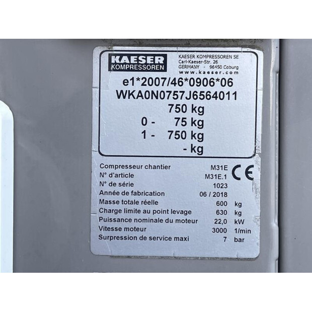 2018 Kaeser M31E-45655428
