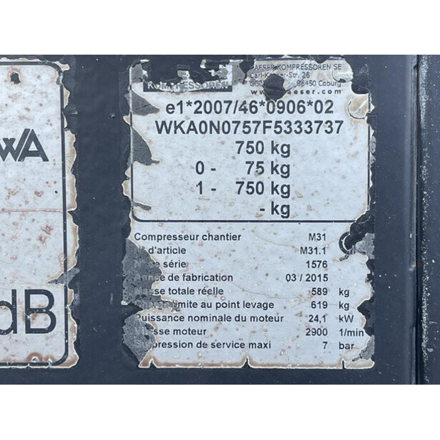 2015 Kaeser M31-45655939