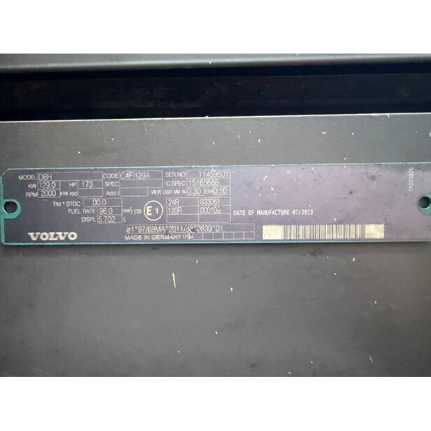 2013 Volvo EW180D-45659404