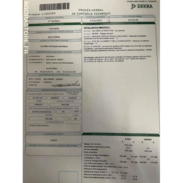 2007 Renault MASTER DCI100-45672021