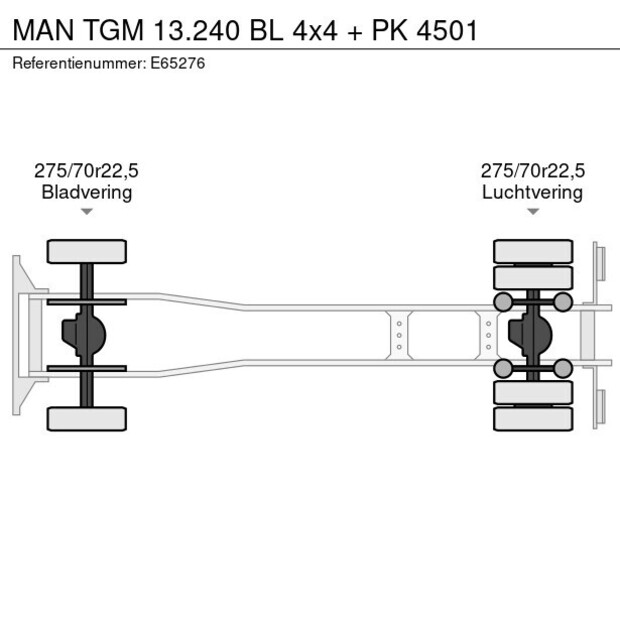 2007 MAN TGM 13.240 BL 4x4 + PK 4501-45673769