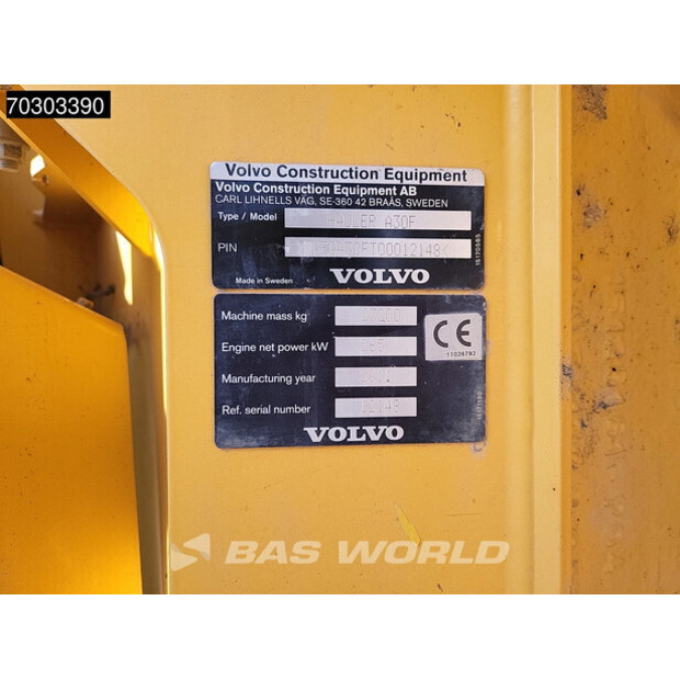 2011 Volvo A30F-45674398