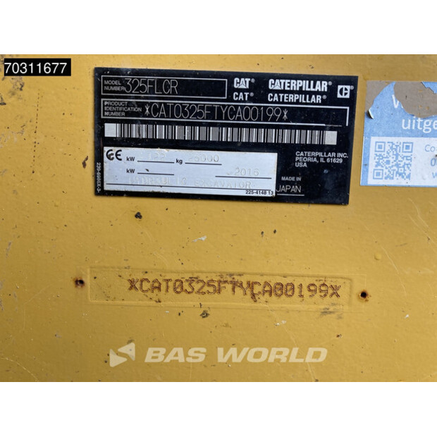 2016 Caterpillar 325FLCR-45675070