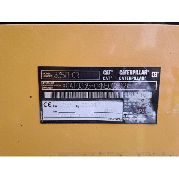 2016 Caterpillar 335F LCR-45690925