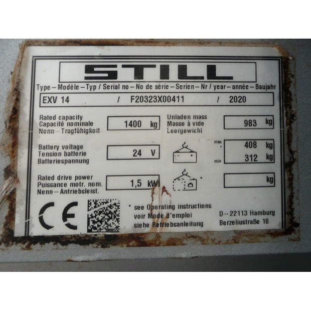 2020 Still EXV 14 C LI-ION-45692674