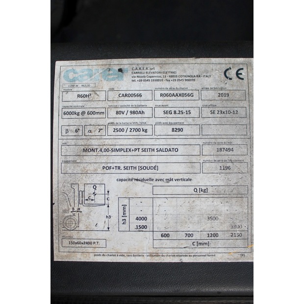 2019 CARER R 60 H2-45692904