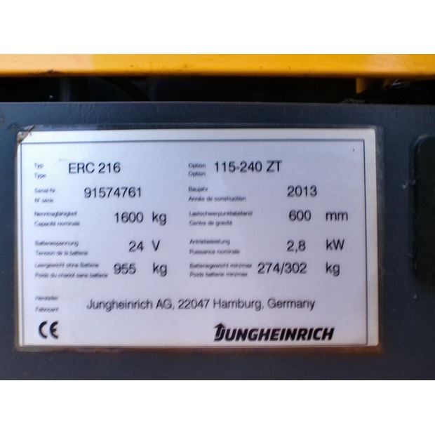 2013 Jungheinrich ERC 216 240 ZT-45692930