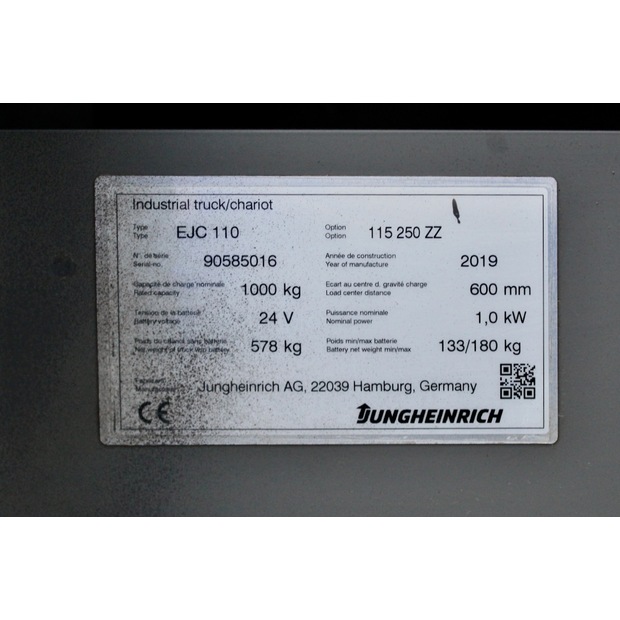 2019 Jungheinrich EJC 110 250 ZZ-45692967
