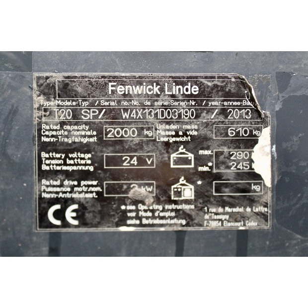 2013 Linde T 20 SP-45692991