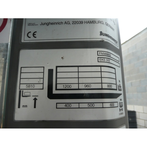2018 Jungheinrich EKS 312 Z+F 500 ZT-45693032
