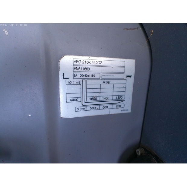 2019 Jungheinrich EFG 216k 440 DZ-45693102