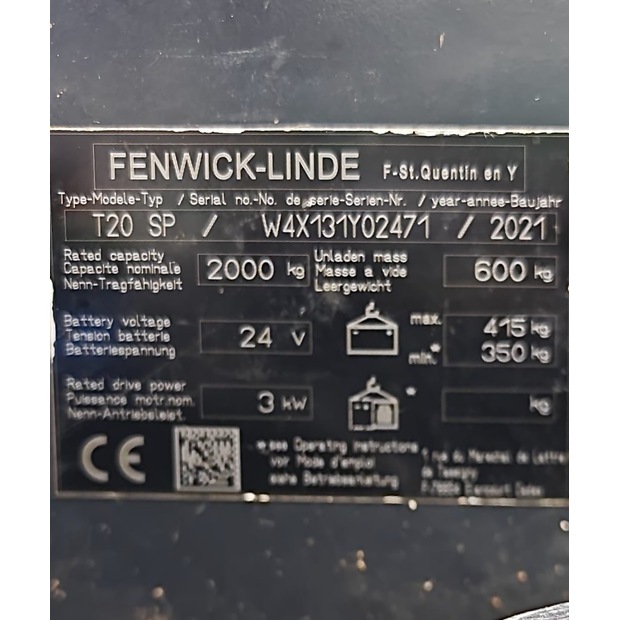 2021 Linde T 20 SP-45693296