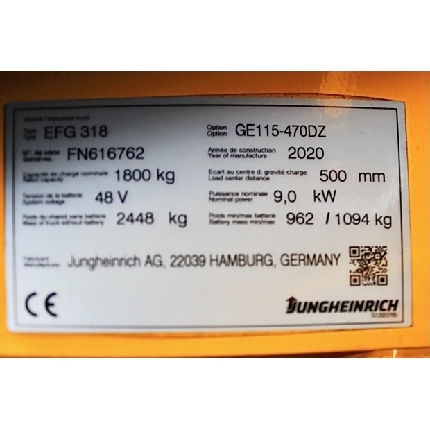 2020 جنجهينريتش EFG 318 470 DZ-45693340