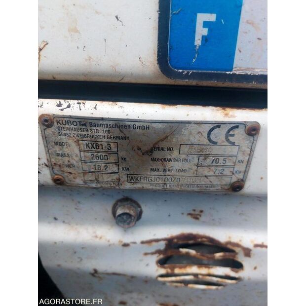 2013 كوبوتا KX61.3-45708135