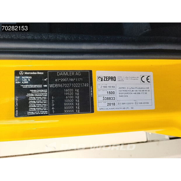 2017 Mercedes-Benz Atego 1524-45710362