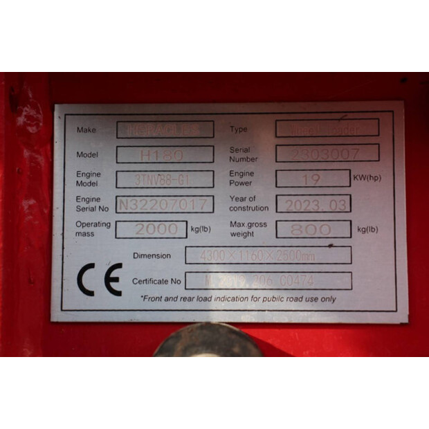 2023 Heracles H180-45711452