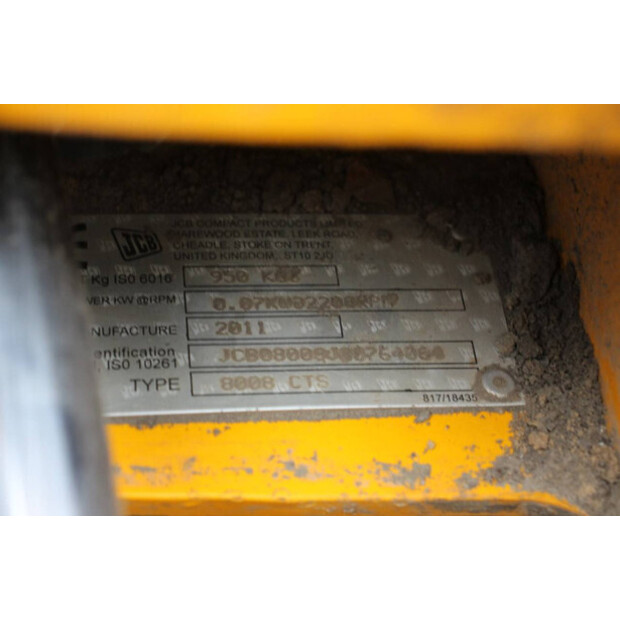 2011 JCB 8008 CTS-45711735