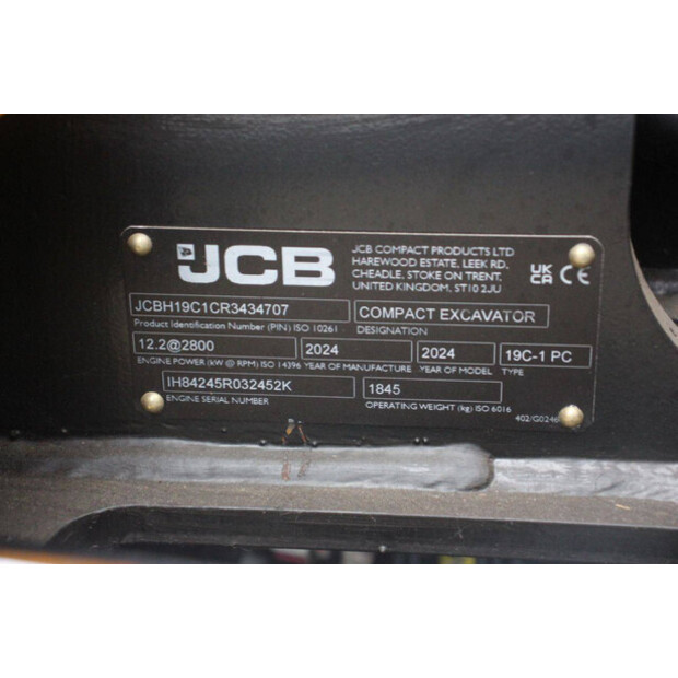 2024 جيه سي بي 19C-1-45712013