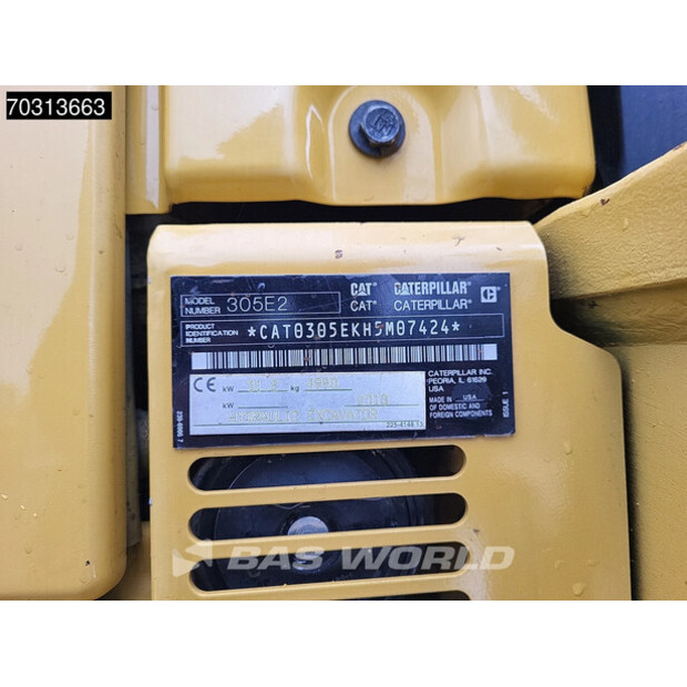 2018 كاتربيلر 305E2-45712083