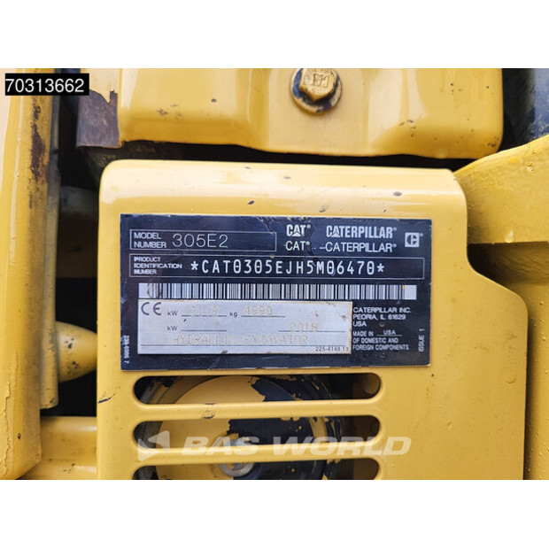 2018 كاتربيلر 305E2-45712182