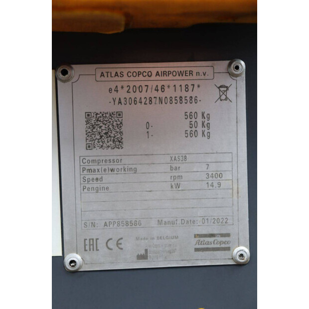2022 Atlas-Copco XAS38-45713571