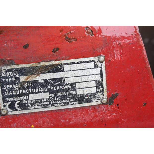 2020 TAKEUCHI TB216-45715095