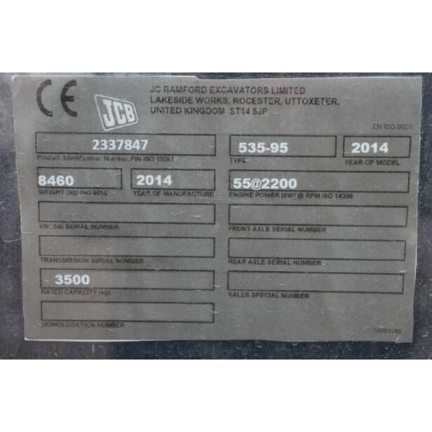 2014 JCB 535-95-45716037