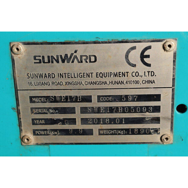 2018 Sunward SWE17B-45716329