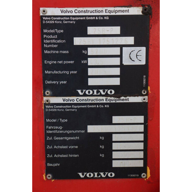 2005 Volvo L25B-P-45719652