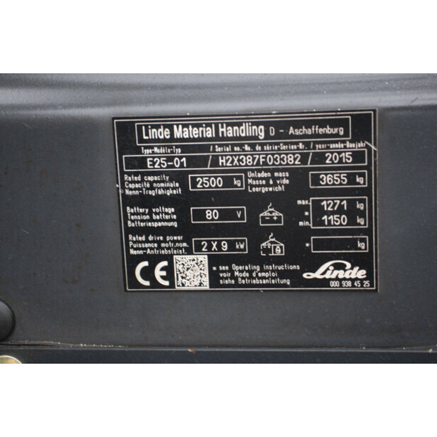 2015 Linde E25-01-45720554